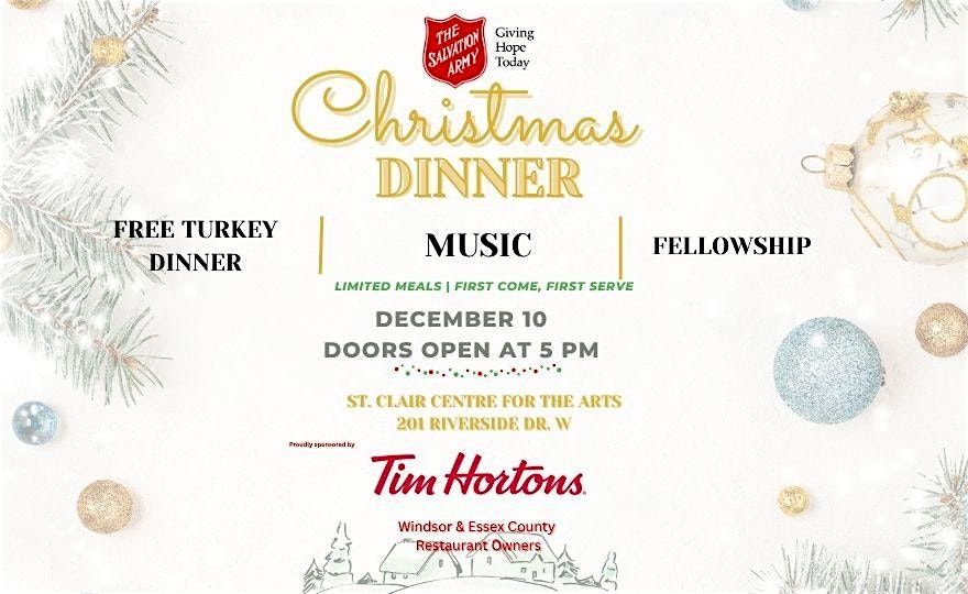 The Salvation Army Christmas Community Dinner 2025, 10 December | Event in Windsor | AllEvents