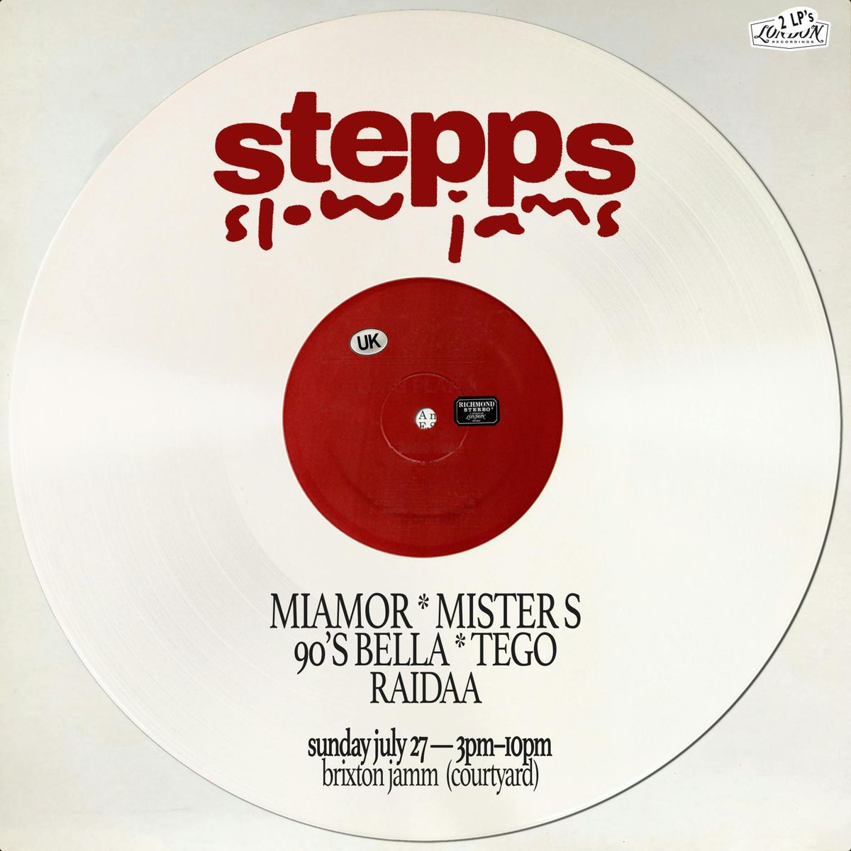 Stepps Slow Jams: Summer Day Party, 27 July | Event in London | AllEvents