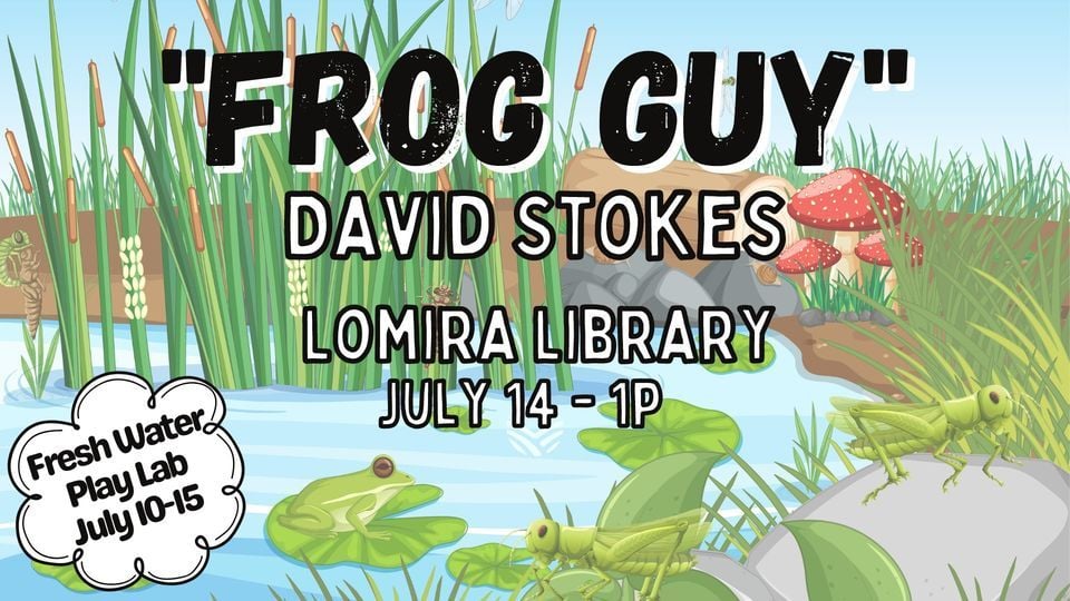 Frog Guy David Stokes, Lomira Community Library, 14 July 2023 AllEvents.in