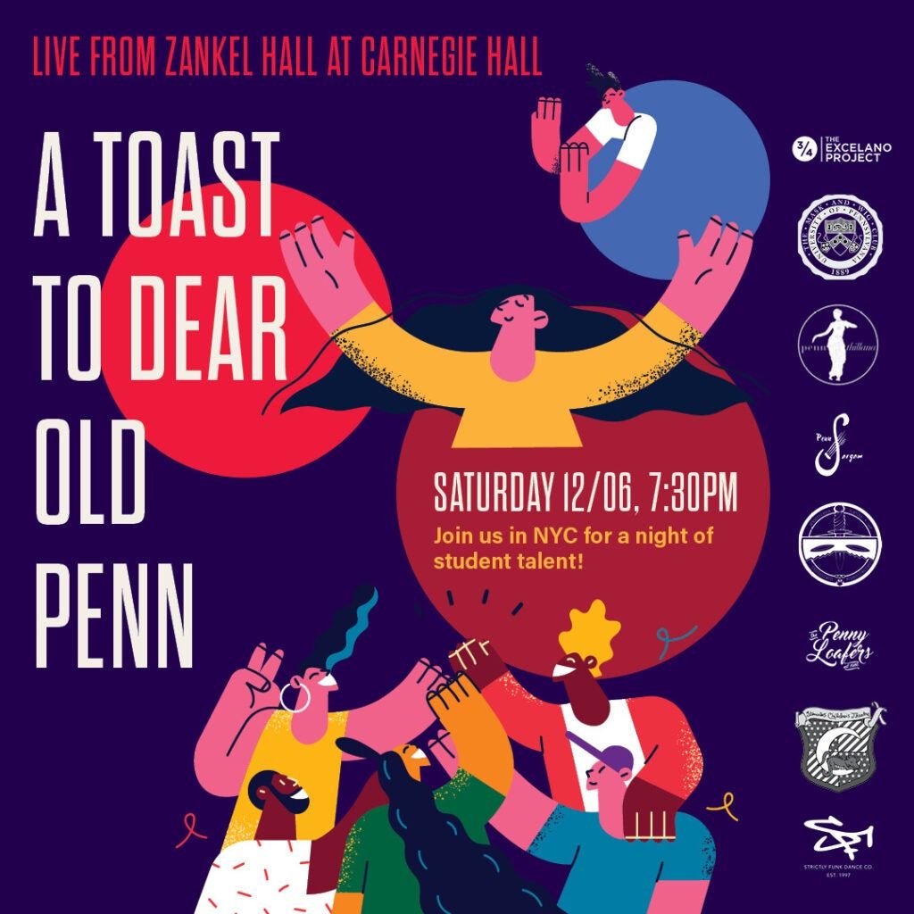A Toast to Dear Old Penn at Carnegie Hall - Zankel Hall, 6 December | Event in Manhattan | AllEvents