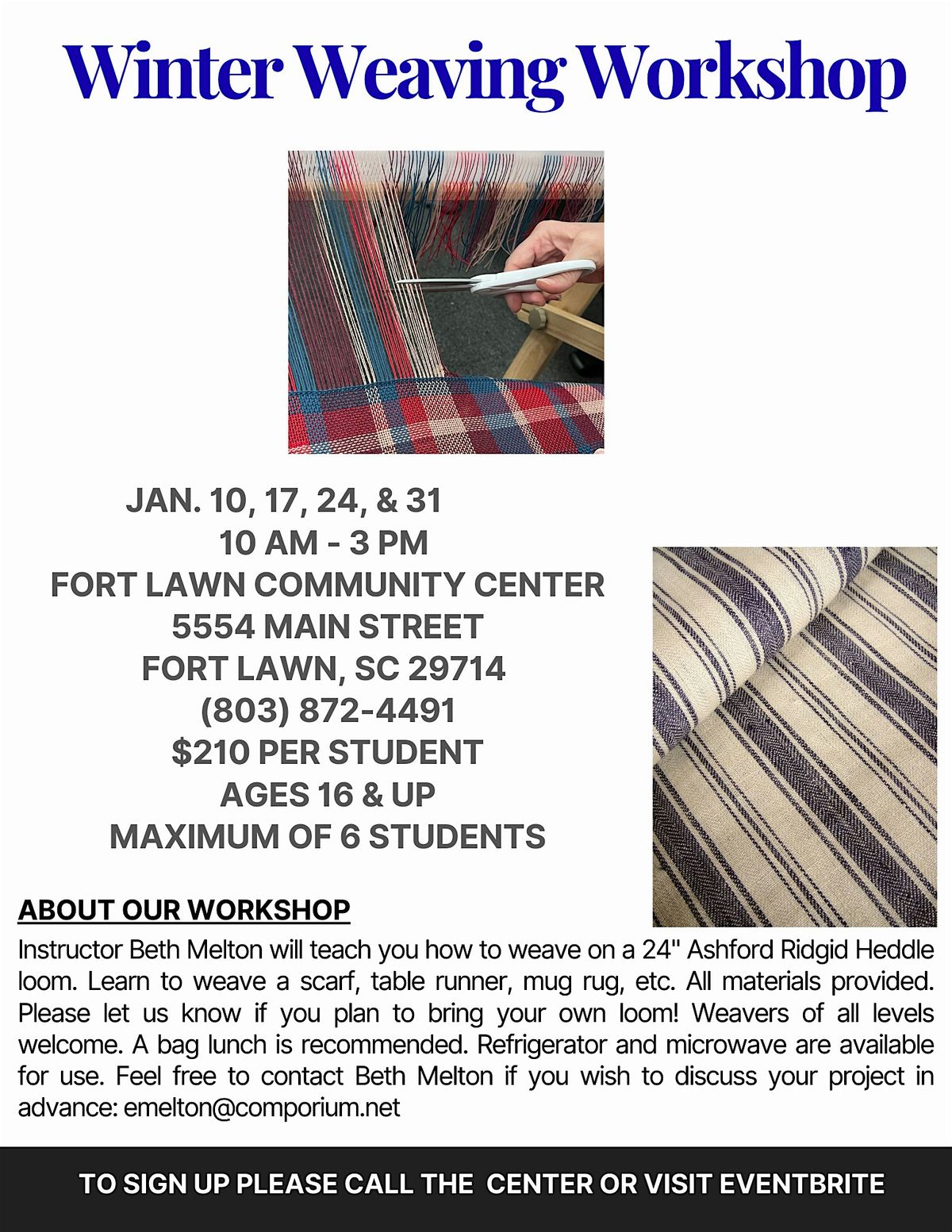 Winter Weaving Workshop