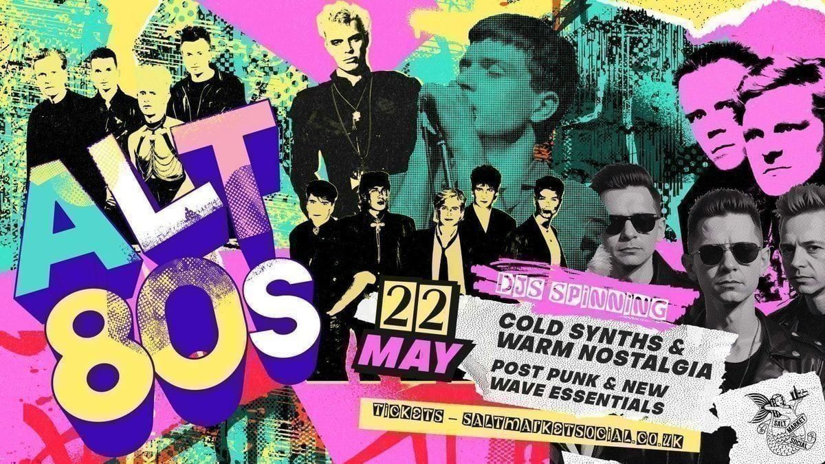 Alt 80s , Salt Market Social, North Shields, 12 June 2026 | AllEvents