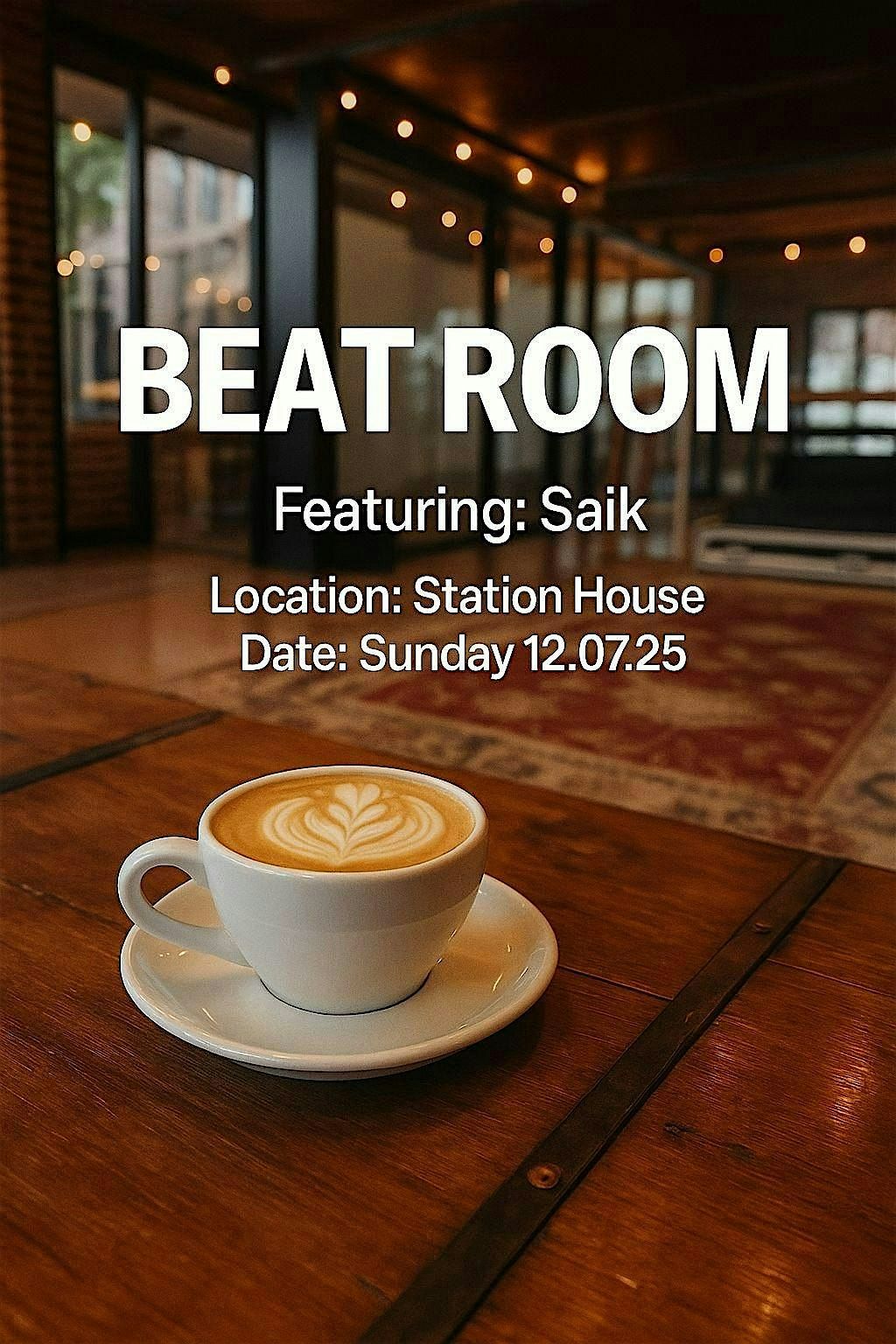 BEAT.ROOM - A New Listening Experience at Station House, 7 December | Event in St. Petersburg | AllEvents