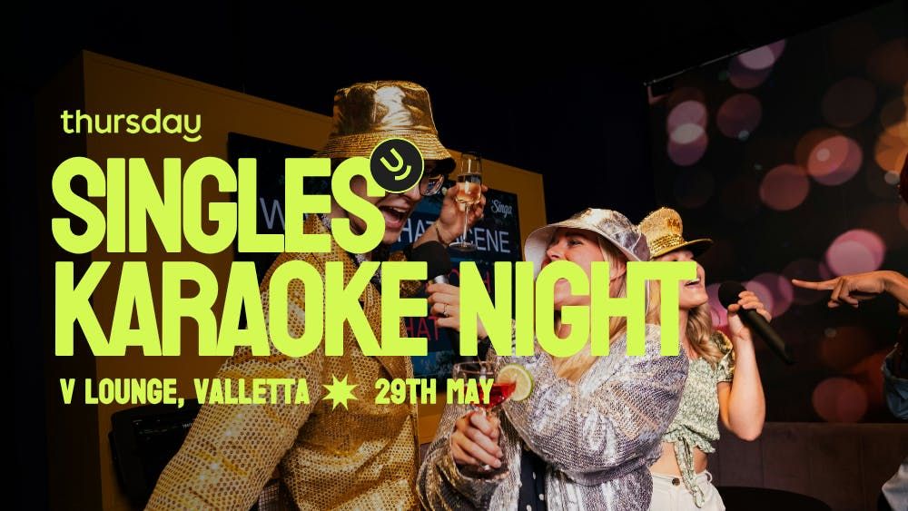  Thursday | V Lounge | Valletta Age range: under 40 y.o., 29 May | Event in Saint Julians | AllEvents