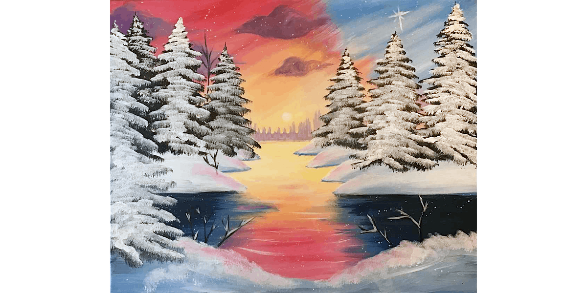 Warm Winter Lake - Paint and Sip in San Francisco | Classpop!™, 27 December | Event in Danville | AllEvents