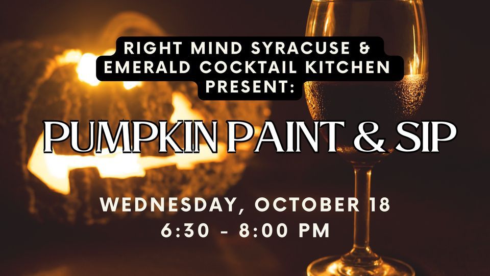 Pumpkin Paint & Sip , Emerald Cocktail Kitchen, Syracuse, 18 October