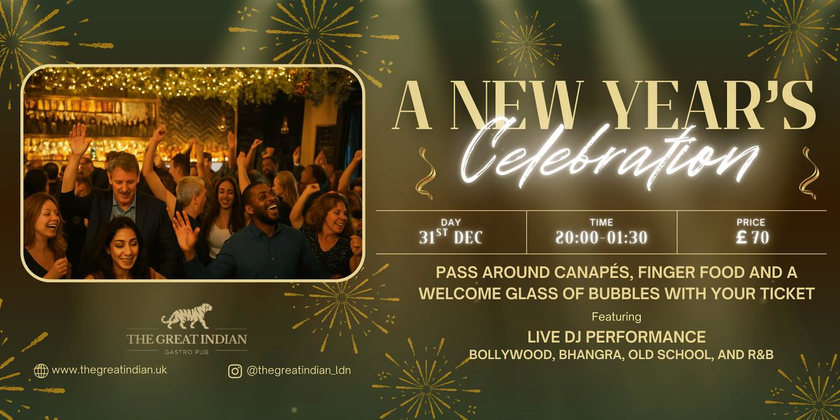 New Year Eve Party @ The Great Indian, 31 December | Event in London | AllEvents