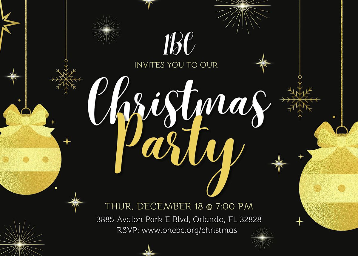 1BC Christmas Party, 18 December | Event in Orlando | AllEvents