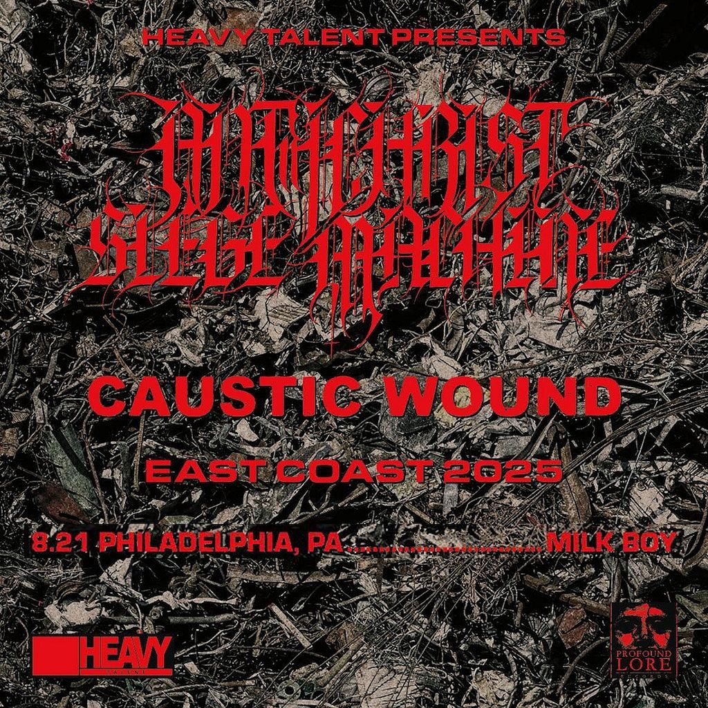 Antichrist Siege Machine & Caustic Wound, 21 August | Event in Ridgewood | AllEvents