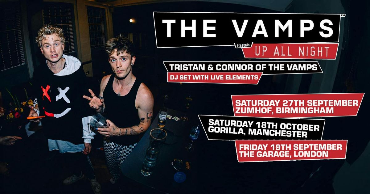 The Vamps Present: Up All Night, 18 October | Event in Manchester | AllEvents