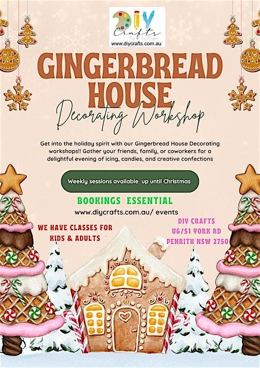 Kids Gingerbread House Decorating Workshop | Event in South Penrith | AllEvents