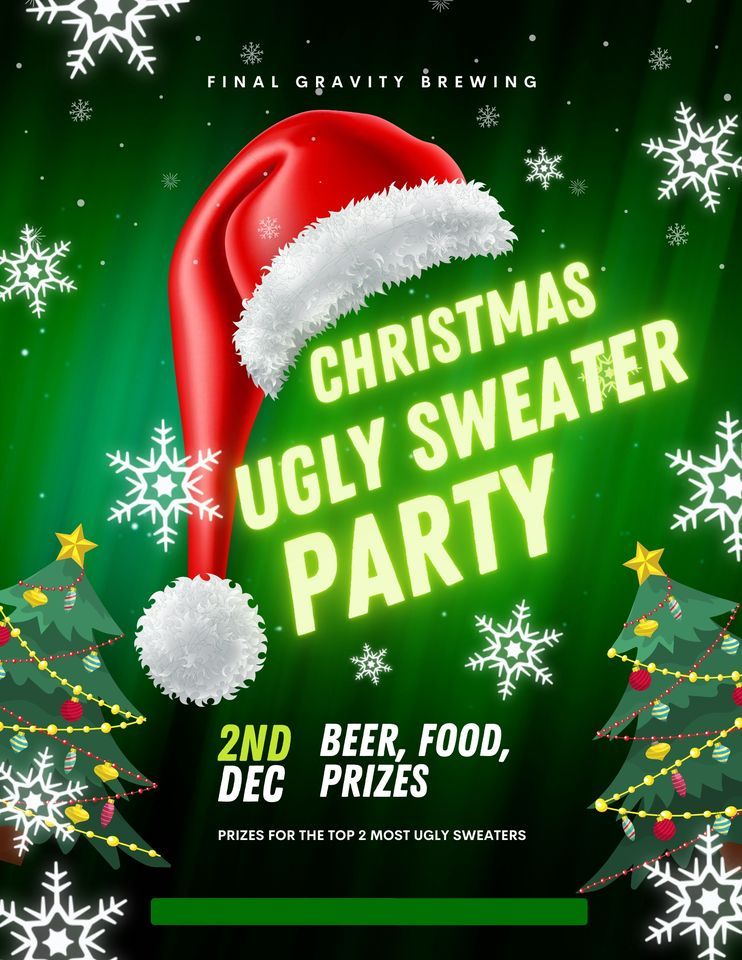 Christmas Ugly Sweater Party, Final Gravity Brewing Company Decatur