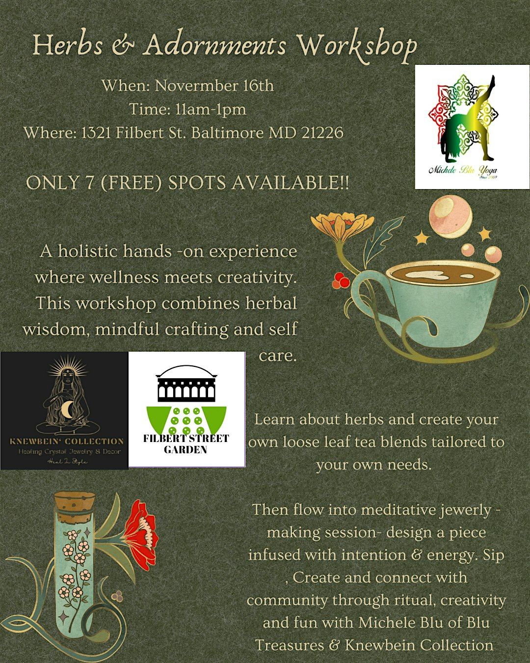 Herbs & Adornments Workshop | Event in Baltimore | AllEvents
