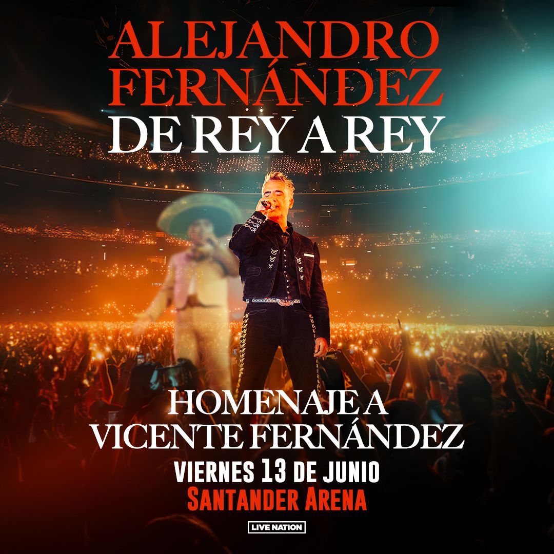 Alejandro Fernandez at Santander Arena, 13 June | Event in Reading | AllEvents
