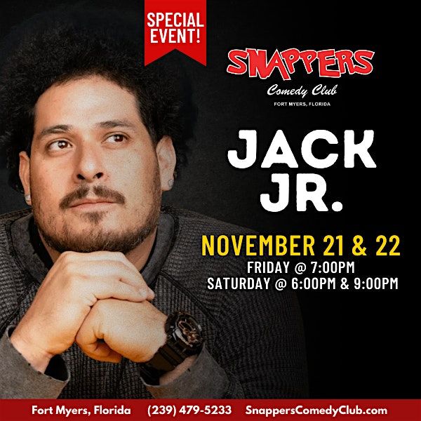 Jack Jr. Specail Event Comedy Show, 21 November | Event in Fort Myers | AllEvents