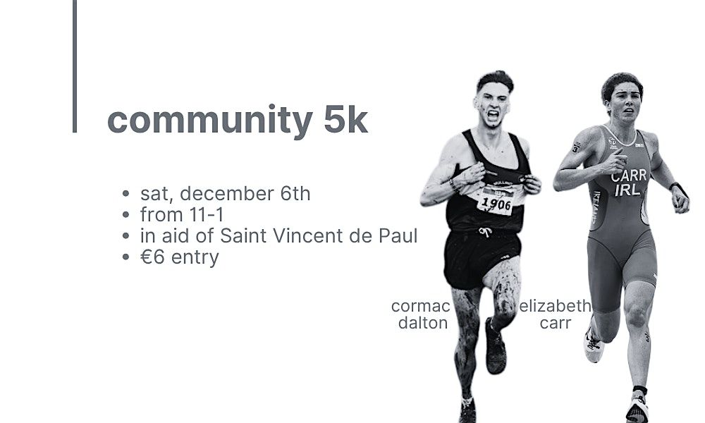 Community 5k, 6 December | Event in Mullingar | AllEvents