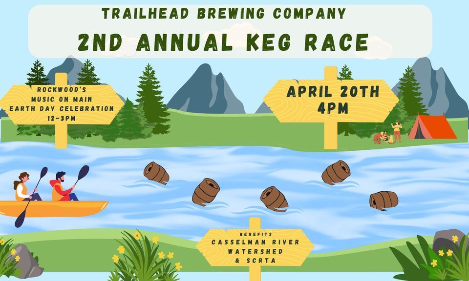 Beer Keg Racing 2nd Annual Keg Race, Trailhead Brewing Company, Rockwood, 20 April 2024 ...