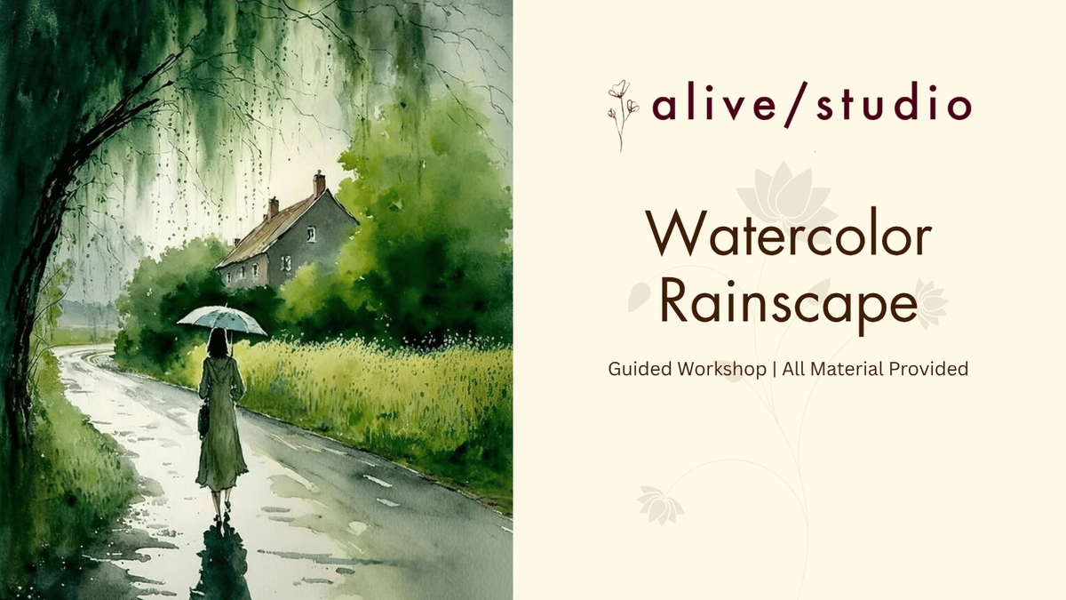 Watercolor Rainscape