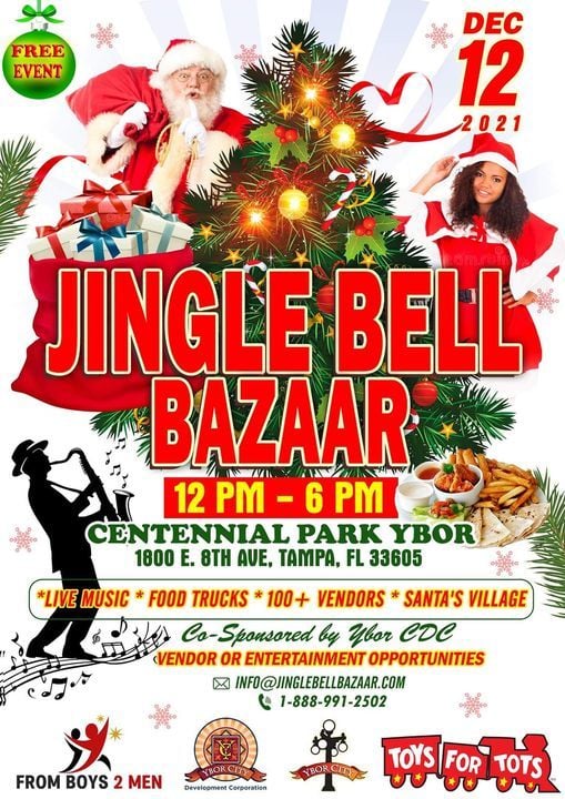 Ybor City Christmas Parade 2021 Jingle Bell Bazaar At Ybor Centennial Park Ybor City Tampa December 12 2021 Allevents In Ybor City Christmas Parade 2021 Jingle Bell Bazaar At Ybor Centennial Park Ybor City Tampa December 12 2021 Allevents In