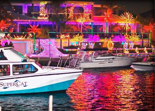 Book Early Bring The Family Christmas Lights On The Mandurah Canals Plus Pre Cruise Fish Chips Tuesday 21st December 2021 95pp Mandurah Canals December 21 2021 Allevents In Christmas Lights House Mandurah 2021