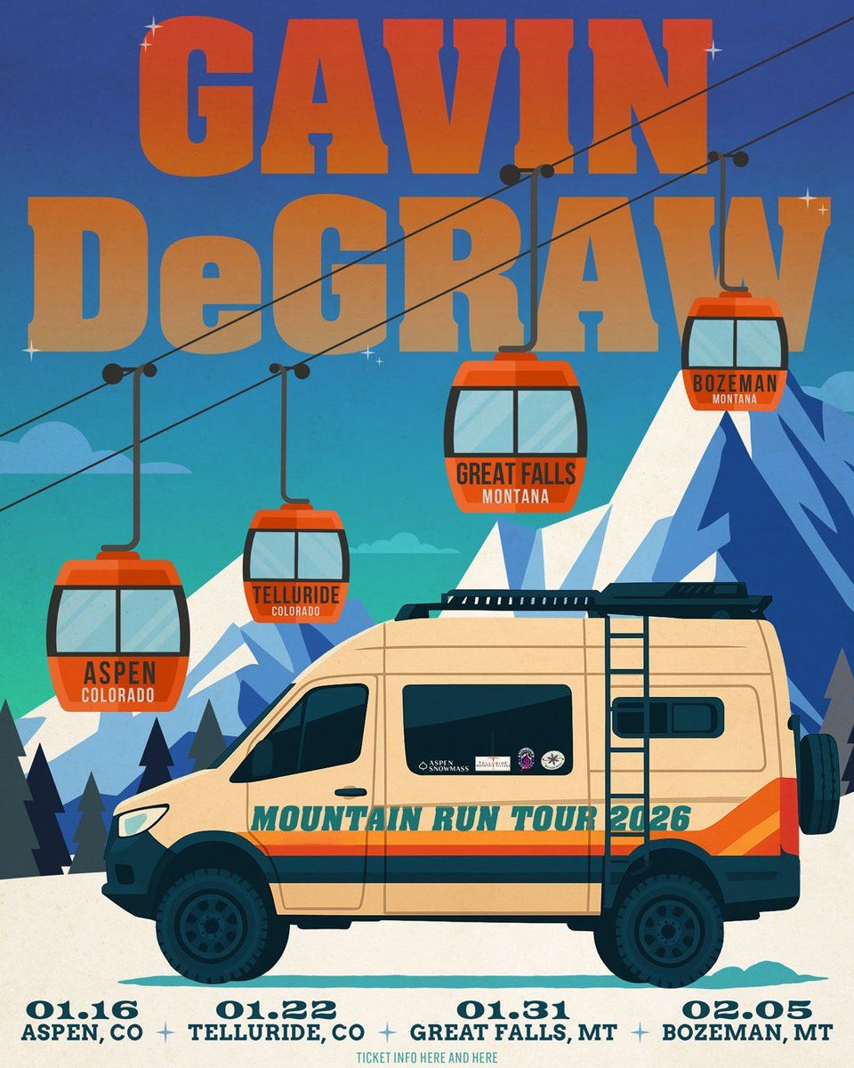 Gavin DeGraw, 21 January | Event in Telluride | AllEvents