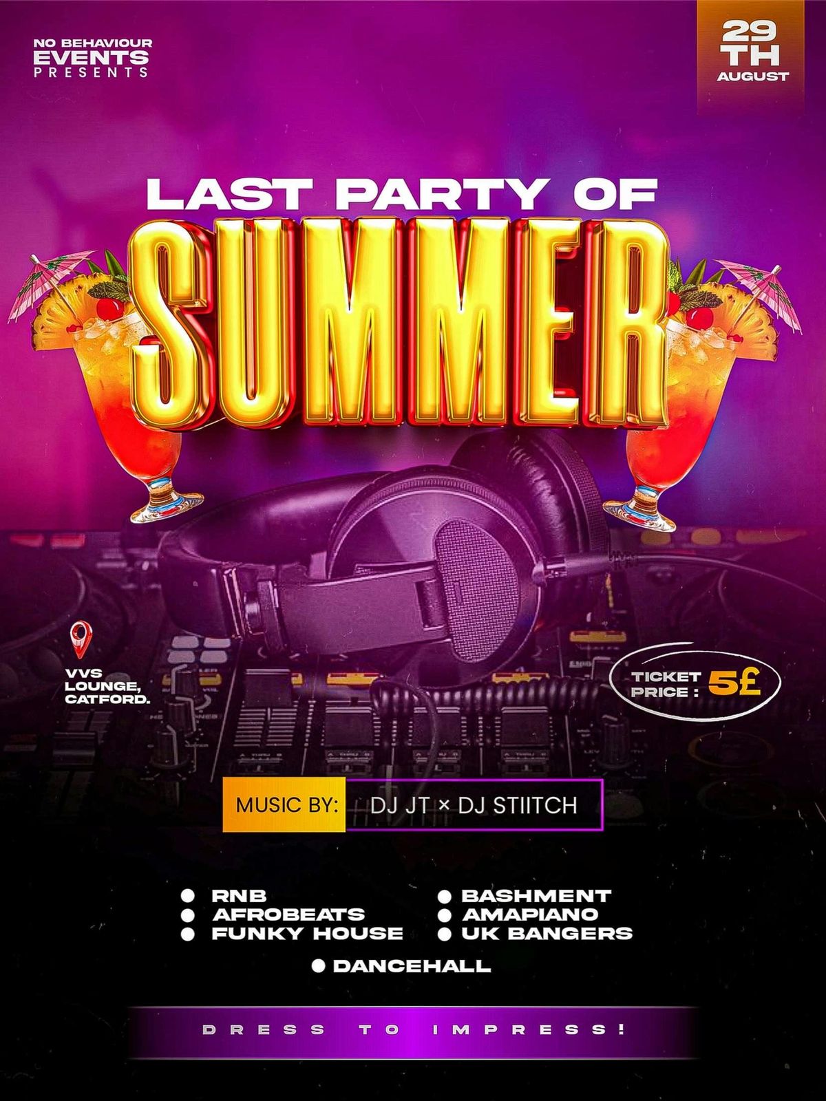 🔥 The Last Party of Summer 🔥, 29 August | Event in Bromley | AllEvents