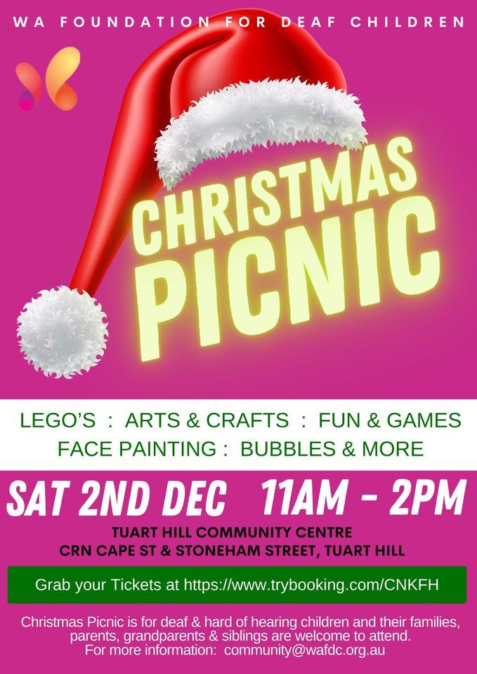 WAFDC Christmas Picnic, Stirling Community Centres Tuart Hill, Fremantle, December 2 2023