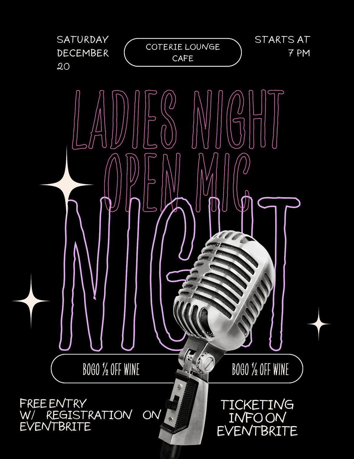 Open Mic: Ladies Night, 20 December | Event in Olde West Chester | AllEvents