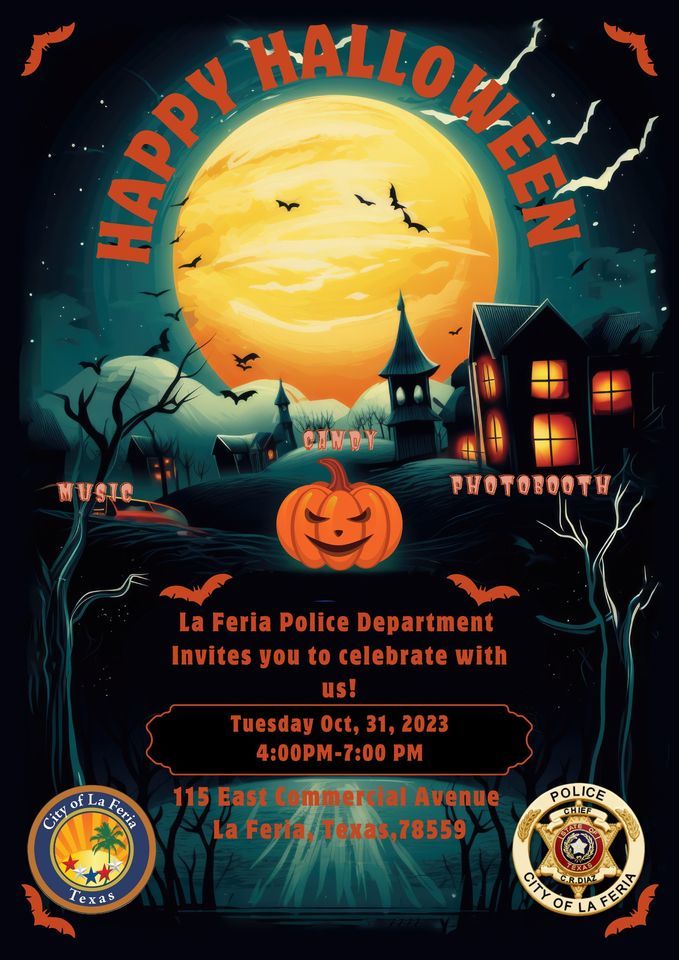 Halloween Celebration, La Feria Police Department, October 31 2023