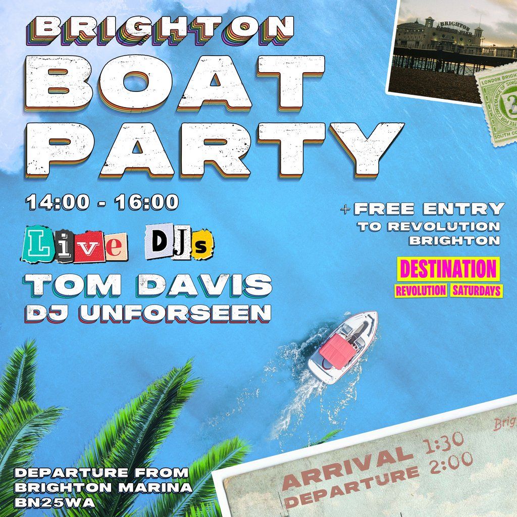 Brighton Boat Party, 2 August | Event in Brighton | AllEvents