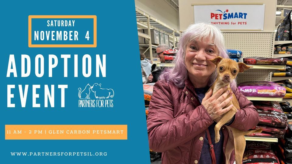 Adoption Event, PetSmart (Glen Carbon, IL), November 4 2023 AllEvents.in