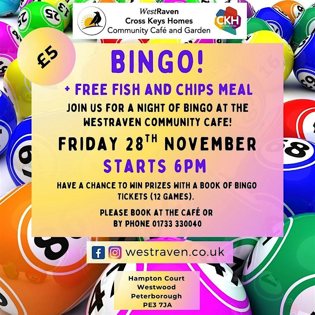 Bingo! with WestRaven | Event in Westwood | AllEvents
