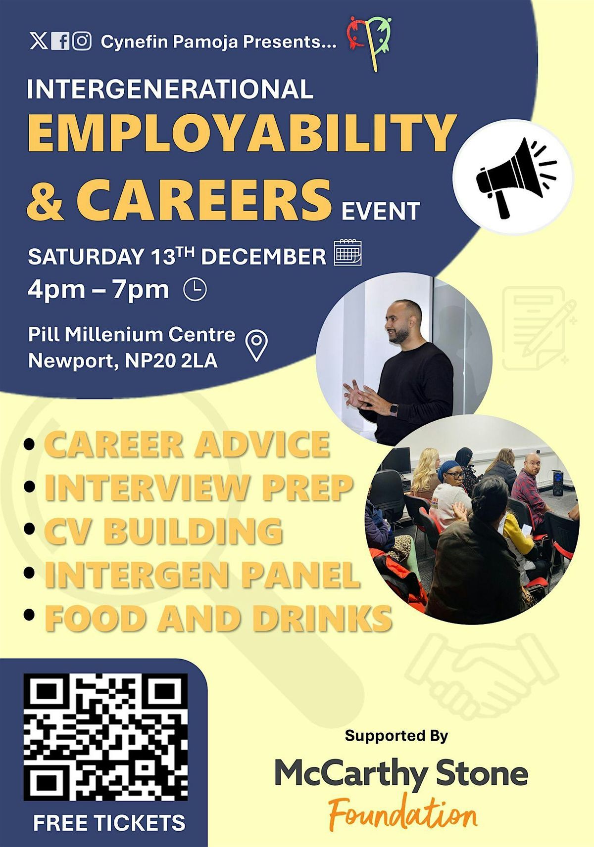 Intergenerational Employability & Careers Event, 13 December | Event in Newport | AllEvents