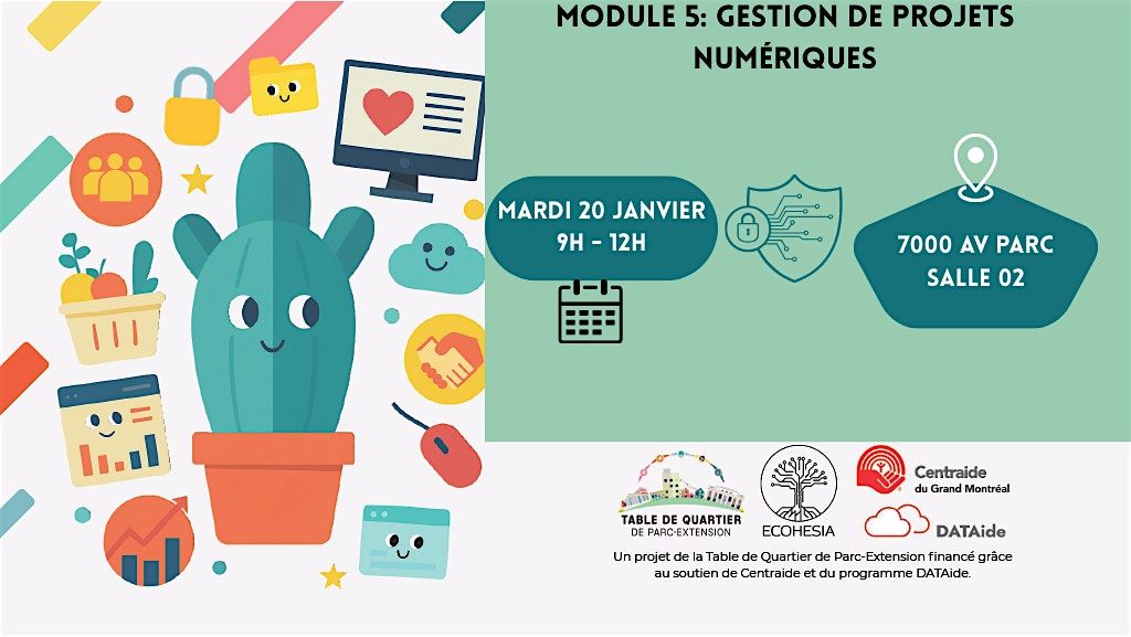 MODULE 5 — Gestion de projets numériques, 20 January | Event in Montréal | AllEvents