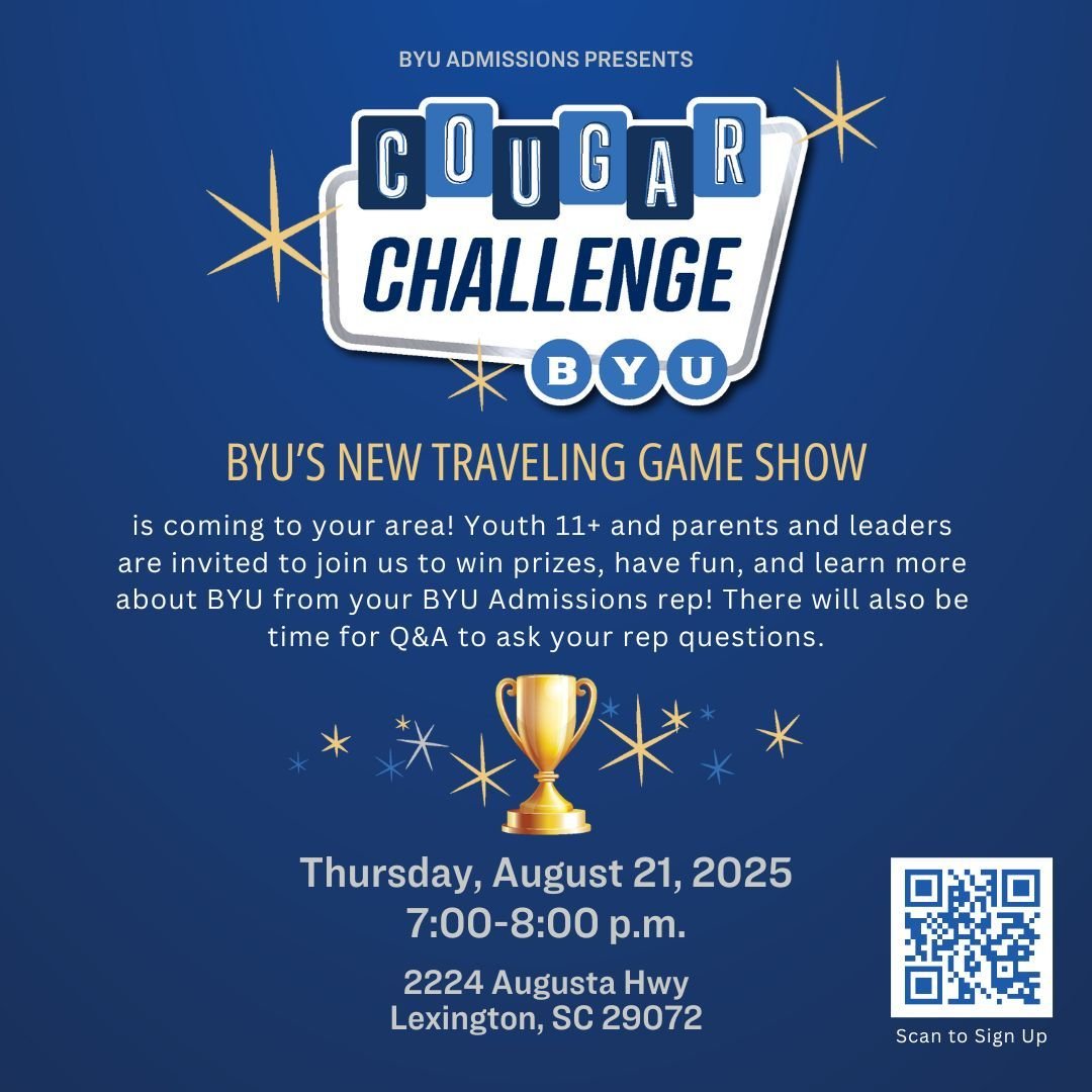 BYU Game Show, 21 August | Event in Lexington | AllEvents