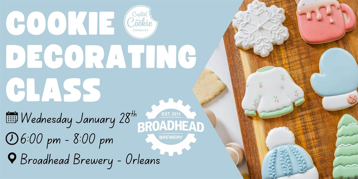 January 28th -  Winter Cookie Decorating Class