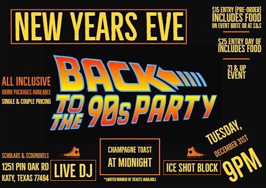 New Years Eve Party at S&S | Katy
