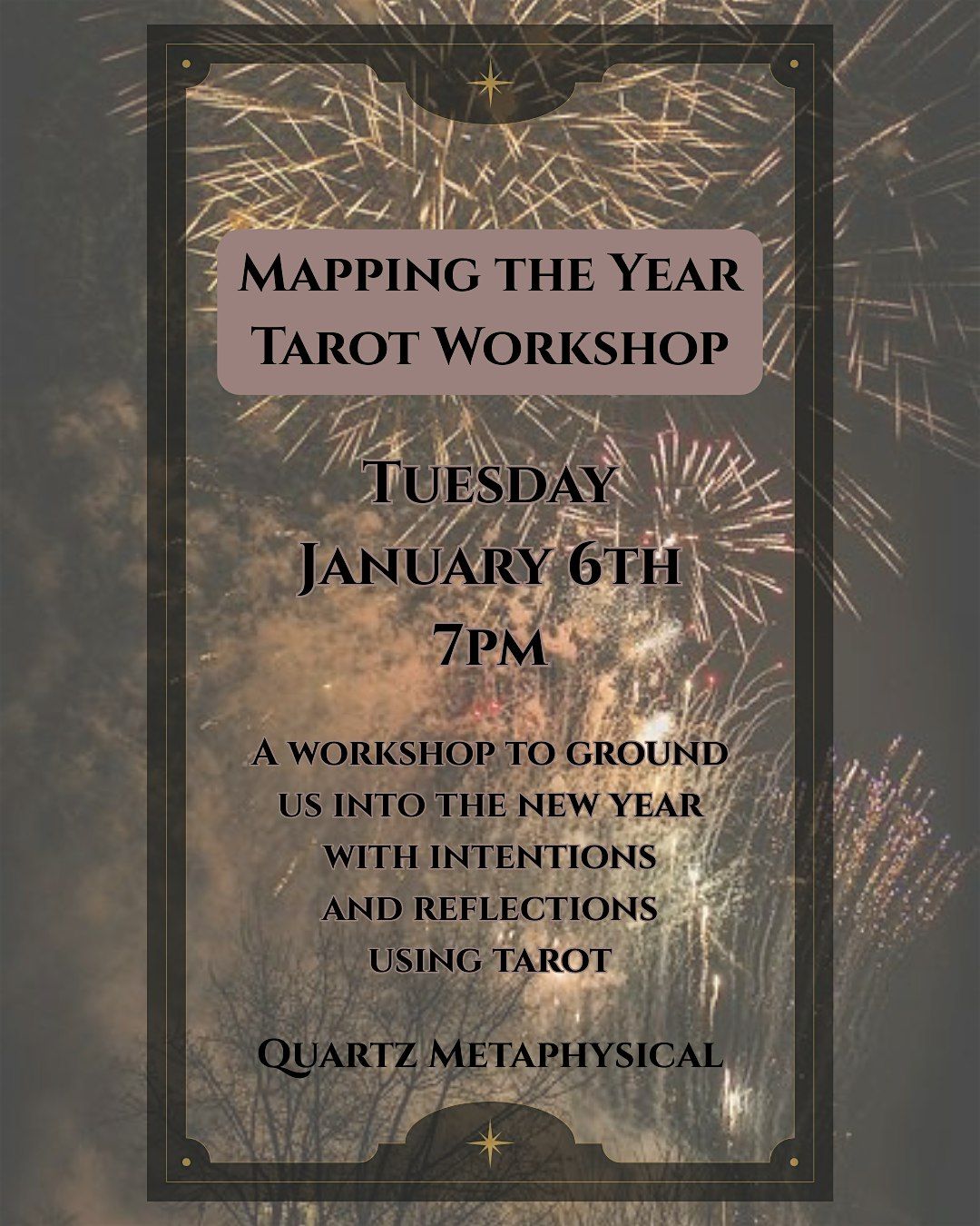 Mapping the New Year Tarot Workshop, 6 January | Event in Wyandotte | AllEvents