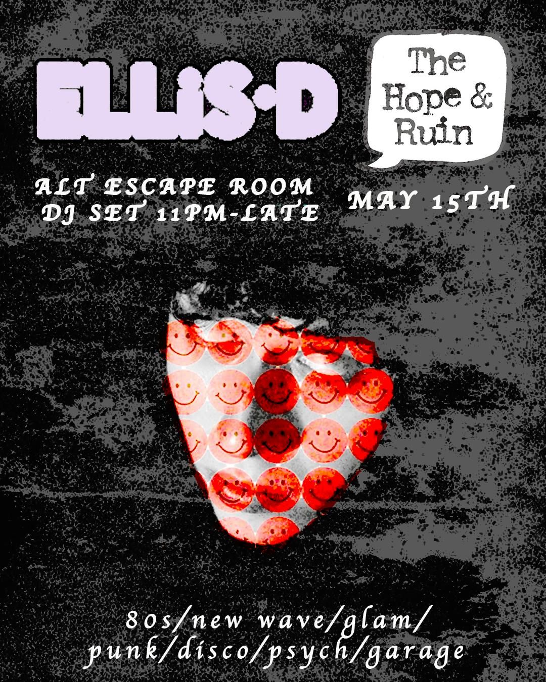 ELLiS D // ALT ESCAPE // DJ SET , 15 May | Event in Brighton | AllEvents