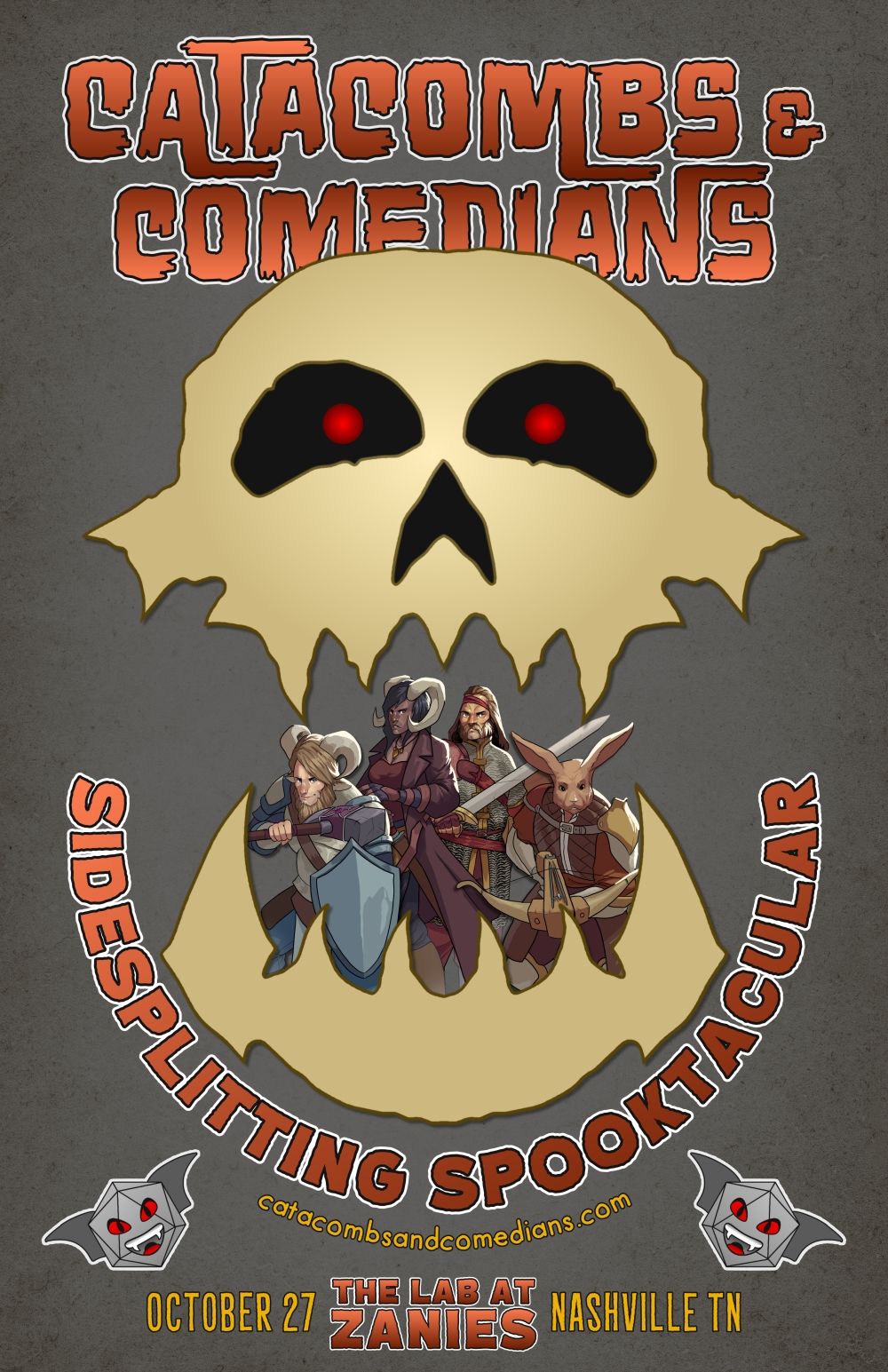 Catacombs and Comedians, 2 July | Event in Huntsville | AllEvents