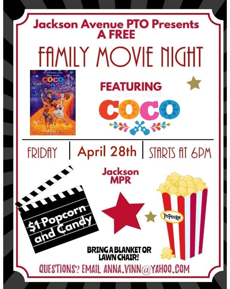 Family Movie Night, Jackson Avenue Elementary, Livermore, April 28 2023
