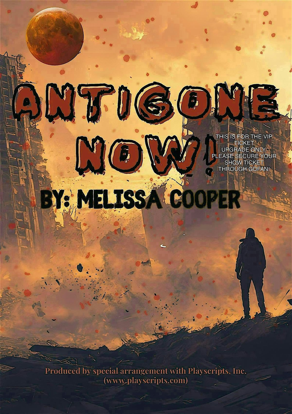 ANTIGONE NOW VIP Ticket UPGRADE ONLY  at Midlothian High School, 5 December | Event in Midlothian | AllEvents