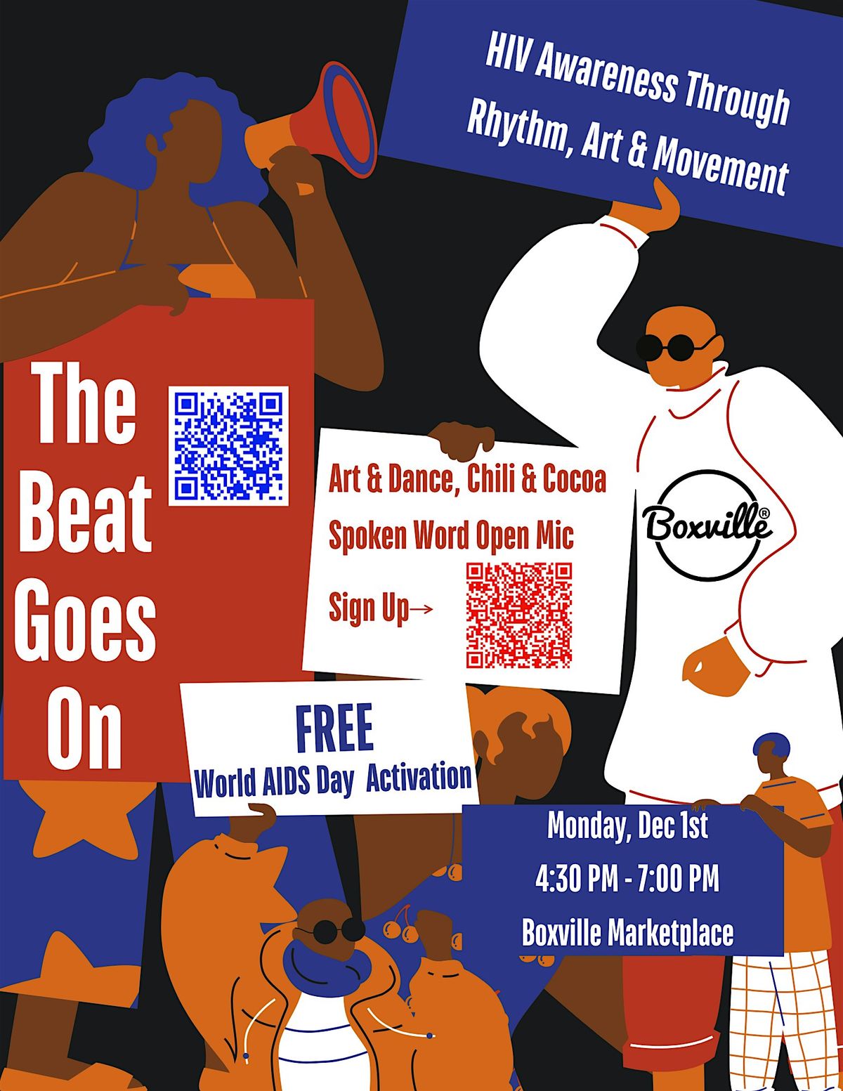The Beat Goes On: HIV Awareness through Rhythm, Art, and Movement, 1 December | Event in Chicago | AllEvents