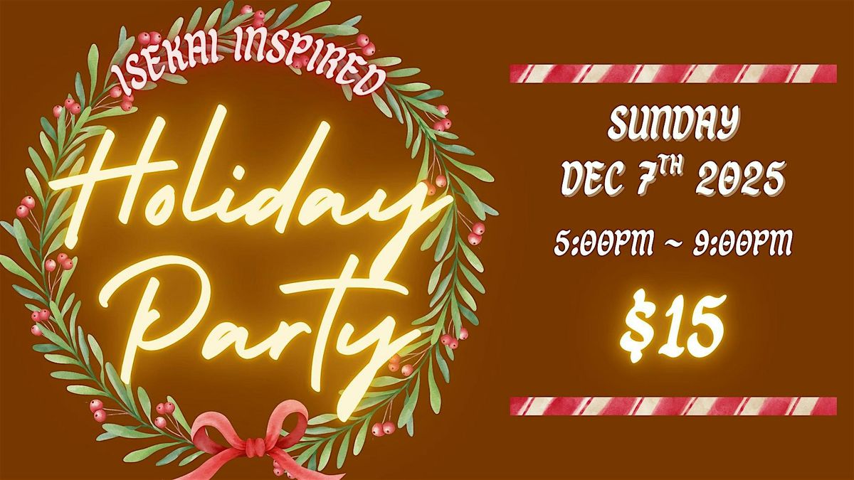 Isekai Inspired - Holiday Party, 7 December | Event in Minneapolis | AllEvents