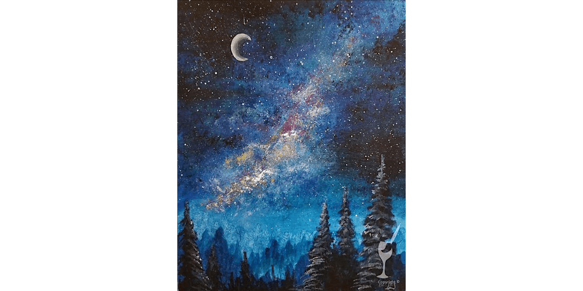 Galactic Forest - Paint and Sip in Austin | Classpop!™, 13 December | Event in Austin | AllEvents
