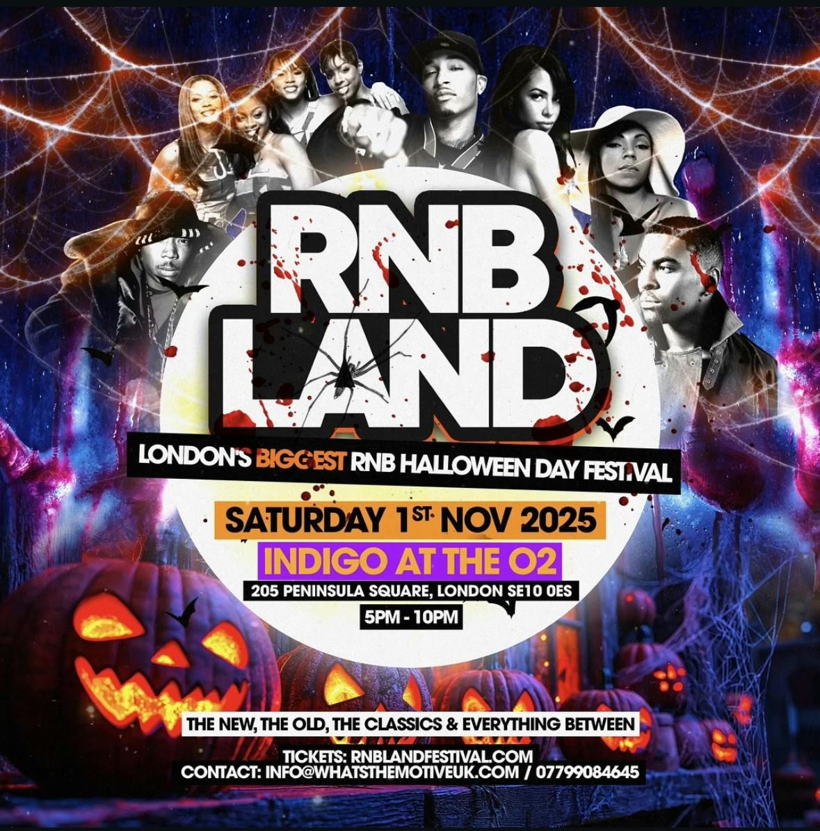 RNB LAND - Summer RnB &amp; Slow Jams Halloween Party  (2000+ Ravers), 1 November | Event in Barking | AllEvents