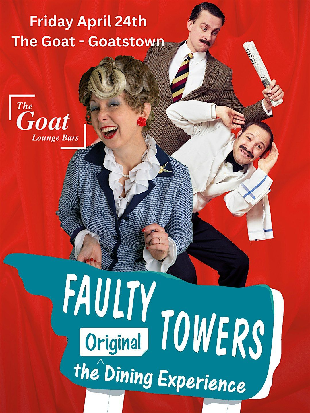 Faulty Towers The Dining Experience at The Goat in Goatstown, Dublin