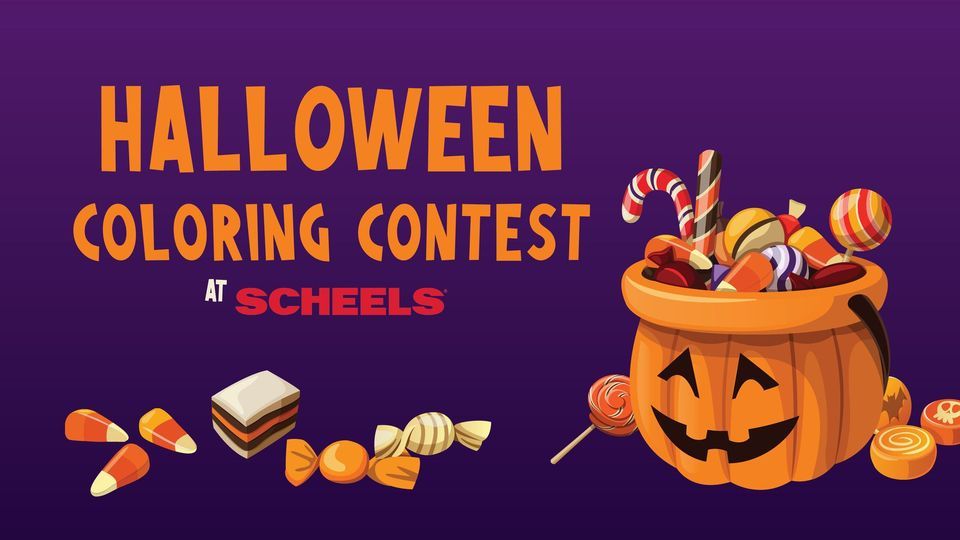 SCHEELS Halloween Coloring Contest, Scheels (Bismarck, ND), October 20