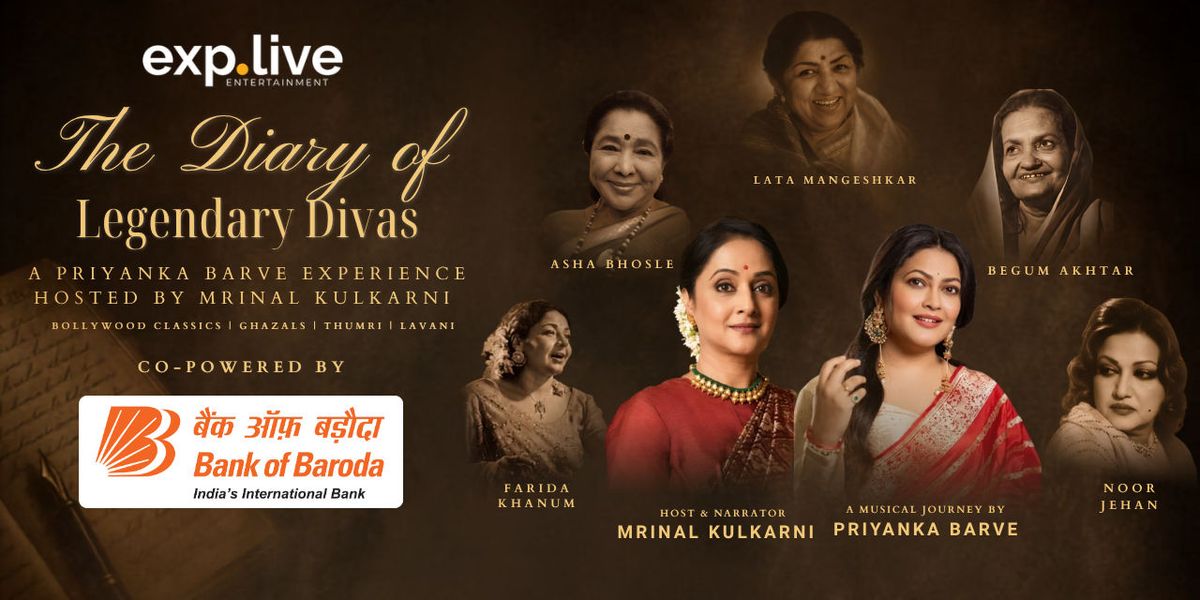 The Diary of Legendary Divas - Priyanka Barve — event poster