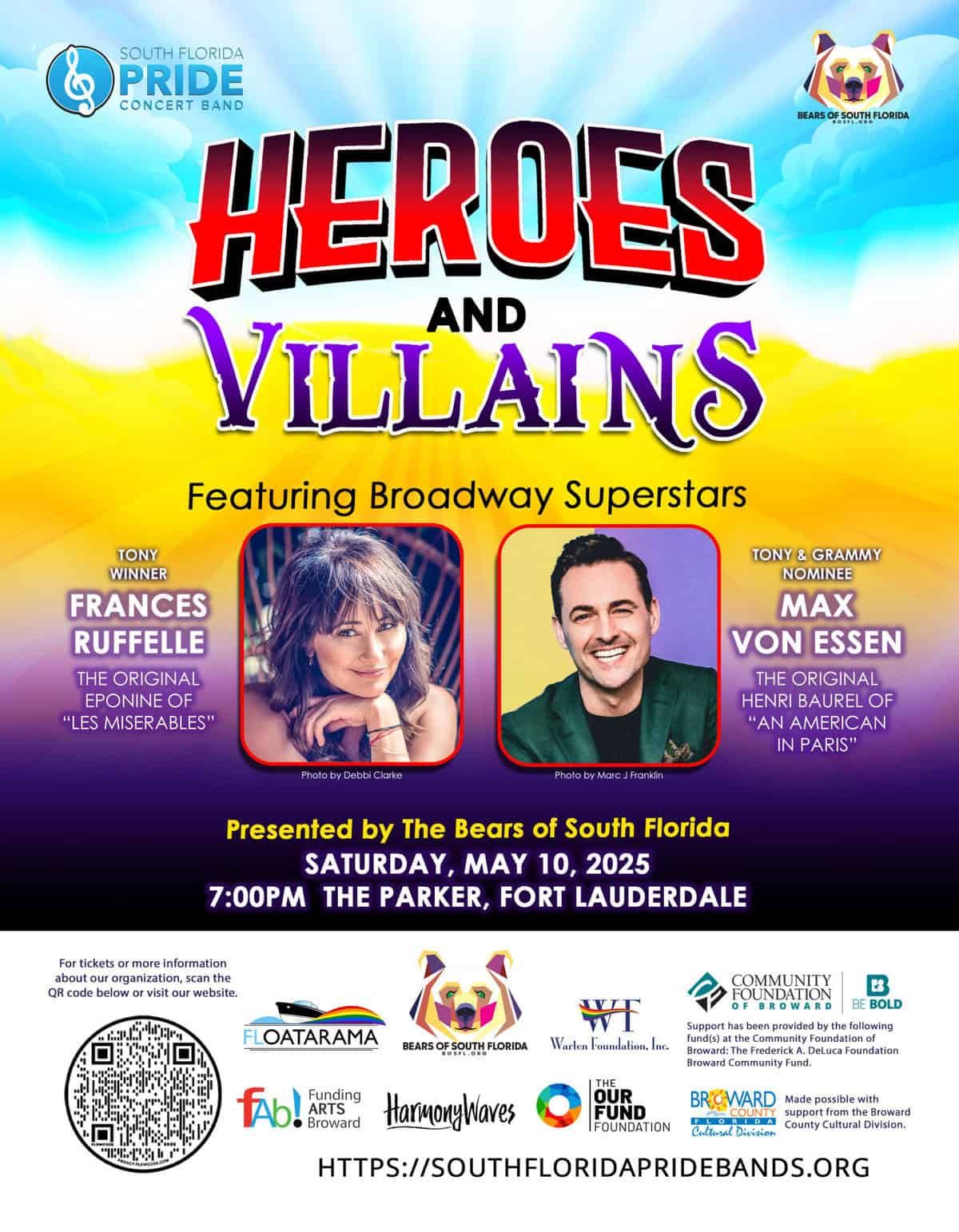 South Florida Pride Concert Band: Heroes and Villains, 9 May | Event in Fort Lauderdale | AllEvents